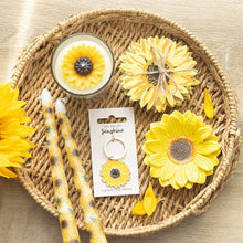 Load image into Gallery viewer, You Are My Sunshine Sunflower Keyring