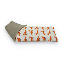 Load image into Gallery viewer, Fox - Duo Fabric Wheat Bag: Lavender