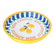 Load image into Gallery viewer, Lemon Tin Tray - 31cm | Home Decor Gifts |