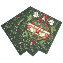 Load image into Gallery viewer, Green Christmas Paper Napkins - 20 Pack | Christmas Napkins |