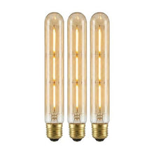 Load image into Gallery viewer, Vintage T185 Tubular LED Bulb E27 Dimmable Filament Warm Amber ~6593: T185 3W - Pack 1