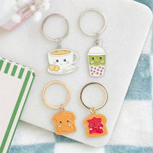 Load image into Gallery viewer, Kawaii Matcha Latte Bubble Tea Keyring