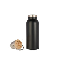 Load image into Gallery viewer, Again 500ml Double Walled Drinks Bottle - Black