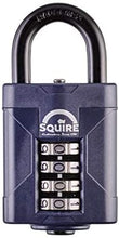 Load image into Gallery viewer, Squire Heavy Duty Padlock (CP50) - Toughest Steel Shackle - 4 Wheel Combination Padlock - Alloy Steel for Corrosion Resistance
