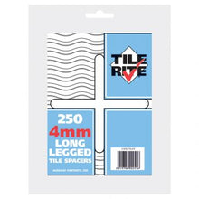 Load image into Gallery viewer, Tile Rite 250 4mm Long Legged Tile Spacers