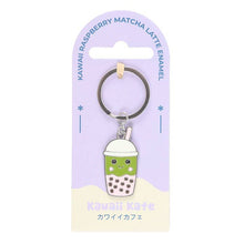 Load image into Gallery viewer, Kawaii Matcha Latte Bubble Tea Keyring