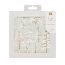 Load image into Gallery viewer, Gold Christmas Tree Paper Napkins - 20 Pack | Christmas Napkins |