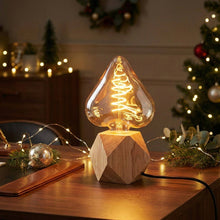 Load image into Gallery viewer, Vintage Heart LED Filament Bulb - E27 Warm Amber Glow 4W ~1044
