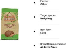 Load image into Gallery viewer, Brambles Crunchy Hedgehog Food 2Kg Bag