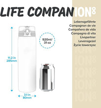 Load image into Gallery viewer, ION8 Insulated Steel Water Bottle - Black 920ml