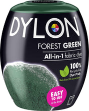 Load image into Gallery viewer, DYLON Washing Machine Fabric Dye Pod for Clothes & Soft Furnishings, 350g – Forest Green