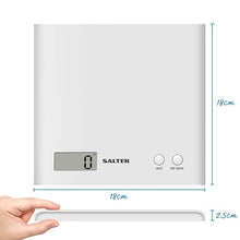 Load image into Gallery viewer, Salter White Digital Kitchen Scales - 3kg/7lb