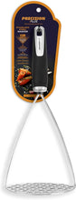Load image into Gallery viewer, Precision Plus Masher with Softtex Handle and Hanging Loop, BPA Free, Stainless Steel
