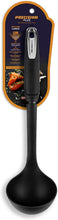 Load image into Gallery viewer, Precision Plus Nylon Ladle with Softtex Handles and Hanging Loop, BPA Free, Black