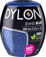 Load image into Gallery viewer, DYLON Washing Machine Fabric Dye Pod for Clothes & Soft Furnishings, 350g – Jeans Blue