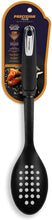 Load image into Gallery viewer, Precision Plus Nylon Slotted Spoon with Softtex Handle and Hanging Loop, BPA Free, Black