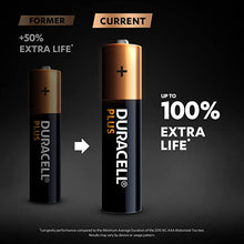 Load image into Gallery viewer, Duracell Plus 100% Extra Life Batteries 8 pack