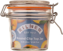 Load image into Gallery viewer, Kilner Round Clip Top Jar 0.35 Litre/12 fl oz