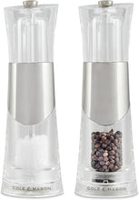 Load image into Gallery viewer, Cole & Mason Acrylic Salt & Pepper Mill Set