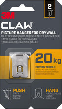 Load image into Gallery viewer, 3M CLAW Drywall Picture Hanger (proven to hold 20kg) 2 pack