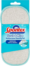 Load image into Gallery viewer, Spontex Scrub & Wipe Multipurpose Cleaning Pad x1