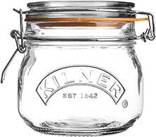 Load image into Gallery viewer, Kilner Round Clip Top Jar 0.5 Litre/17 US fl oz