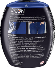 Load image into Gallery viewer, DYLON Washing Machine Fabric Dye Pod for Clothes & Soft Furnishings, 350g – Jeans Blue