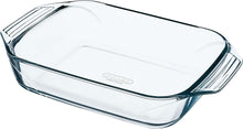 Load image into Gallery viewer, Pyrex Irresistible Glass Rectangular Roaster High Resistance Easy Grip 31x20 cm, 2.1L