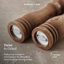 Load image into Gallery viewer, Barbary Oak Hoxton Vintage Salt & Pepper Mill