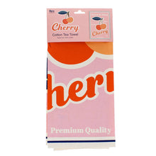 Load image into Gallery viewer, Cotton tea towel - Cherry