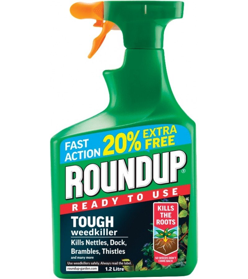 Roundup Ready to Use Tough weedkiller Spray 1.2 Litres HeadcornHardware