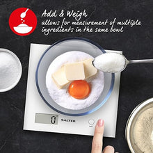 Load image into Gallery viewer, Salter White Digital Kitchen Scales - 3kg/7lb