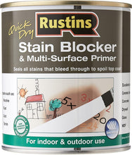 Load image into Gallery viewer, Rustins Stain Blocker & Multi-Surface Primer 500ml