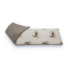 Load image into Gallery viewer, Running Hare - Duo Fabric Wheat Bag: Lavender