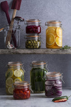 Load image into Gallery viewer, Kilner Square Clip Top Jar 2 Litre/68 US fl oz