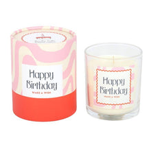 Load image into Gallery viewer, Happy Birthday Vanilla Cake Candle