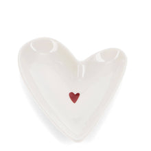 Load image into Gallery viewer, Glossy Ceramic Trinket Dish - Heart