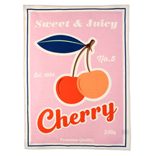 Load image into Gallery viewer, Cotton tea towel - Cherry