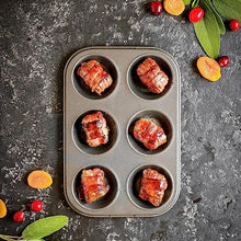 Load image into Gallery viewer, Masterclass 6 Hole Baking Tin