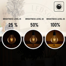Load image into Gallery viewer, Vintage LED Bulb E27 G80 Dimmable 4W Globe Light Warm White ~3377