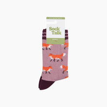 Load image into Gallery viewer, Pink Fox Women's Fluffy Bamboo Socks: UK 3-7 | EU 36-40 | US 5-9