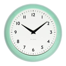 Load image into Gallery viewer, Retro wall clock - Mint green