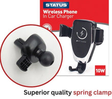 Load image into Gallery viewer, Status Wireless Phone In Car Charger