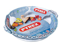 Load image into Gallery viewer, Pyrex Cake Dish 1.3L Cake Mould Round Glass Pie Dish Heavy Duty Glass Tart