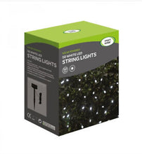 Load image into Gallery viewer, Smart Solar - Solar Powered 50 White LED String Lights