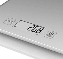 Load image into Gallery viewer, Terraillon Slim Silver Digital Kitchen Scale - 3kg/6lb