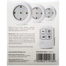 Load image into Gallery viewer, Status Remote Control LED Push Lights Battery Operated