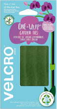 Load image into Gallery viewer, Velcro One-Wrap Garden Ties 12 Pre-Cut 15cm x 1.2cm