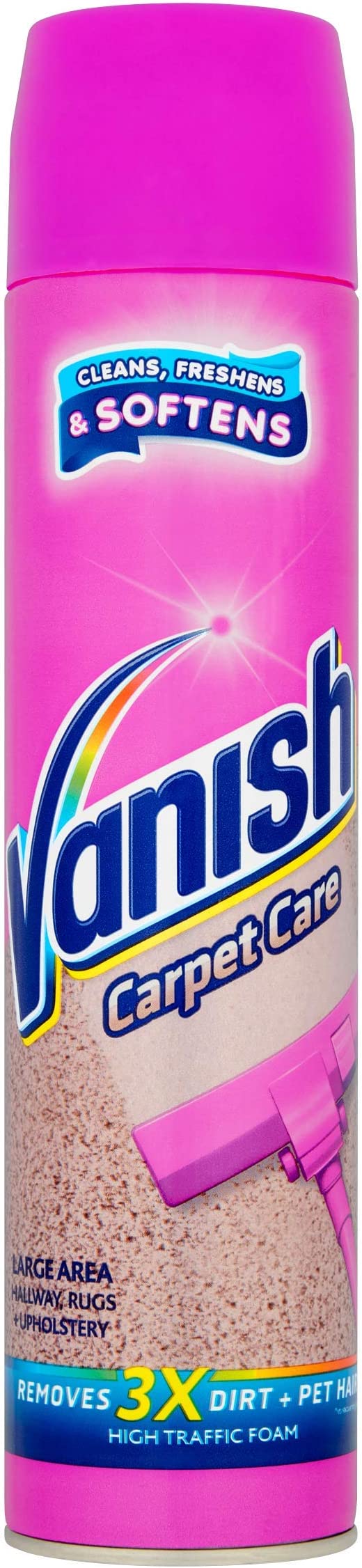 Vanish Carpet Care & Upholstery, Vacuum up Foam, 600ml HeadcornHardware
