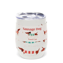 Load image into Gallery viewer, Travel Cup 350ml - Sausage Dog (Pattern)

